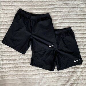 Nike Dri-Fit Training Shorts - Black, XL - Set of 2